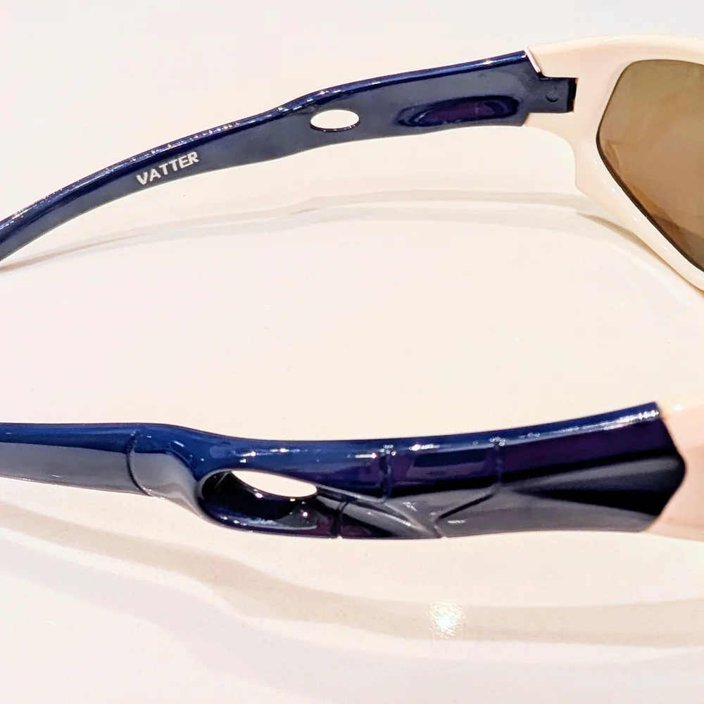 Kids Blue and White Sunglasses